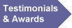 testimonials and awards